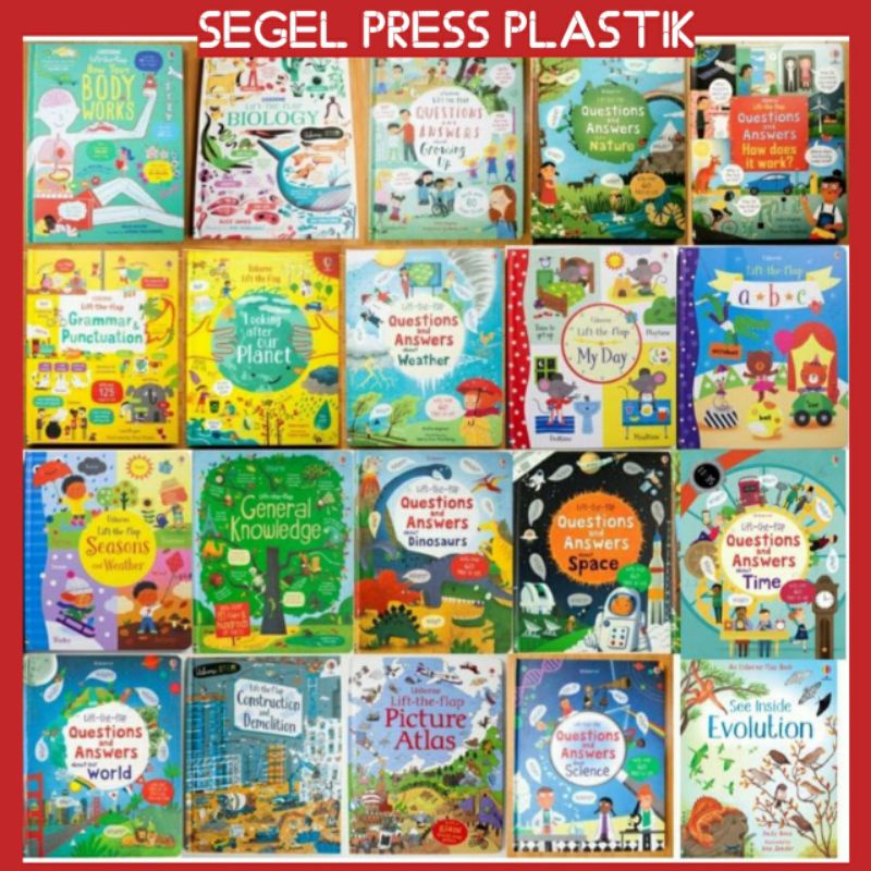 Jual Buku Cerita USBORNE Question Answer Lift the Flap See Inside ...