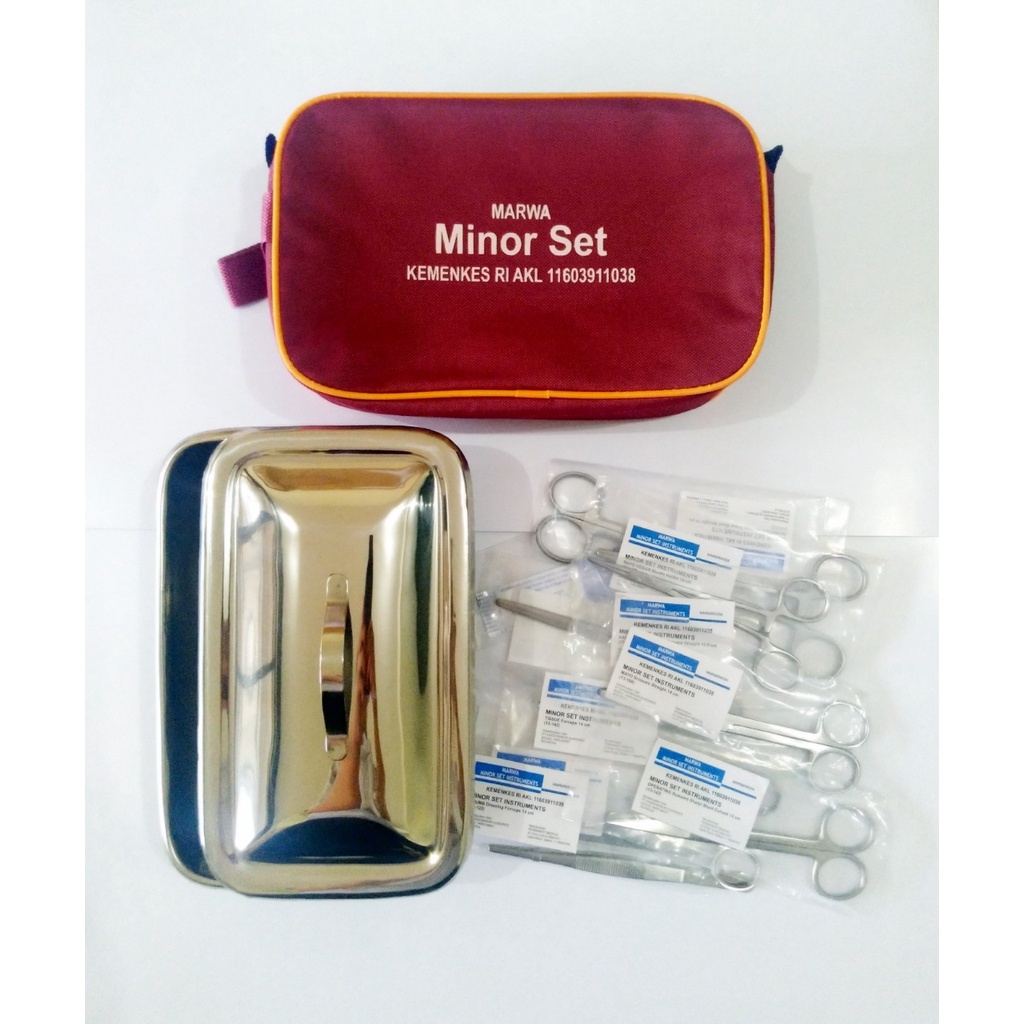 Jual Minor set Alat Instrument Operasi Bedah minor set MARWA ORIGINAL ...