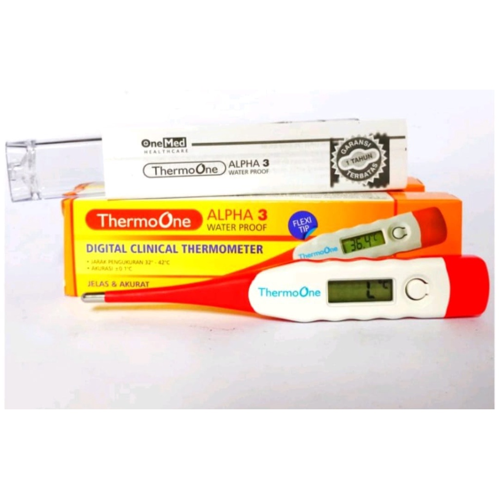 Jual Thermo ONE ALPHA 3 Digital Clinical THERMOMETER - One Med ...