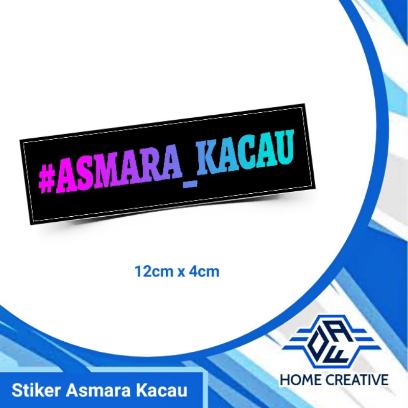 Jual stiker asmara kacau | Shopee Indonesia