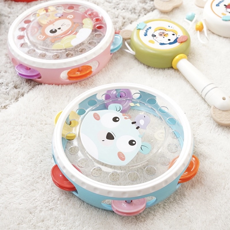 Jual baby rattles baby first tambourine mainan musik bayi baby music ...