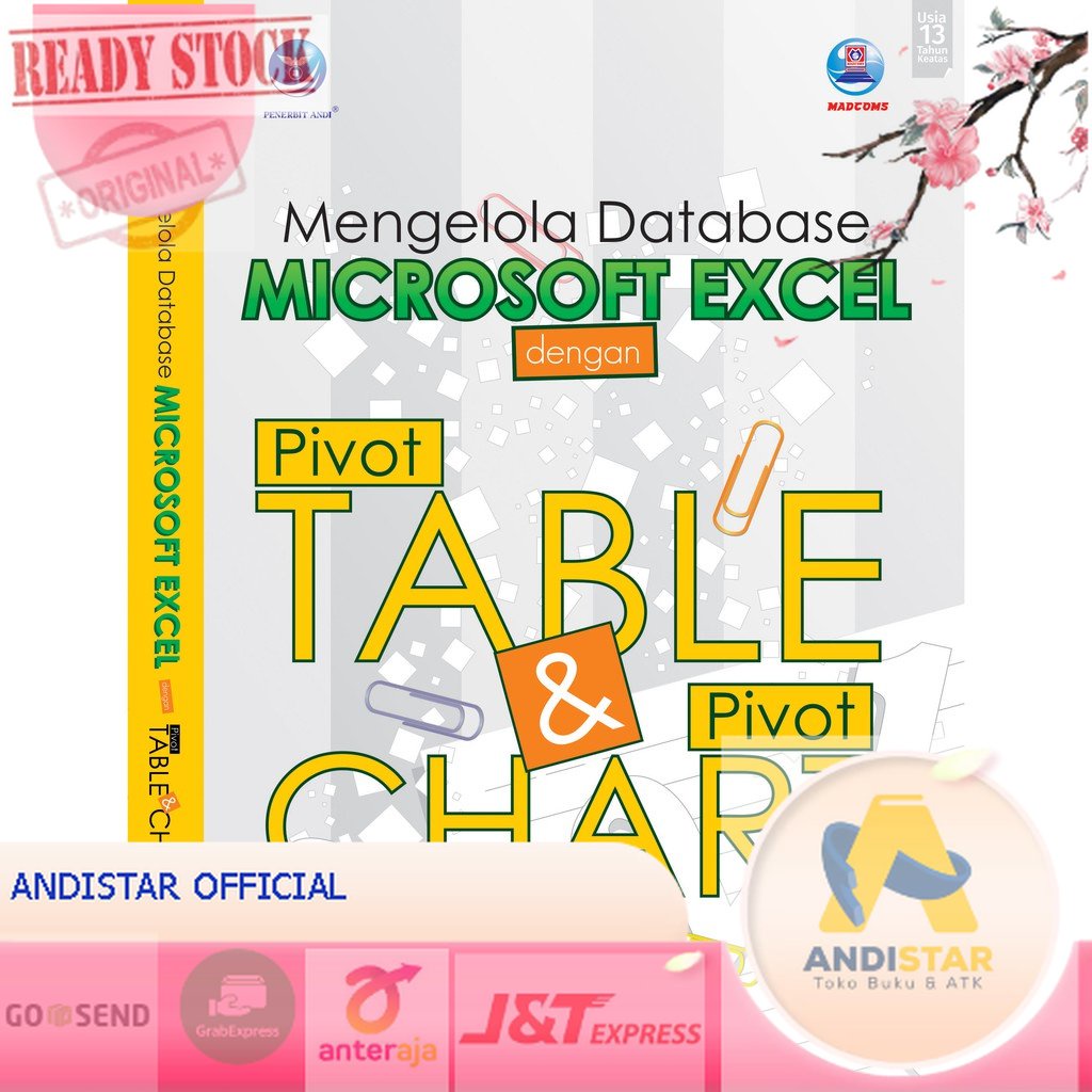Jual Mengelola Database Microsoft Excel Dengan Pivot Table Dan ...