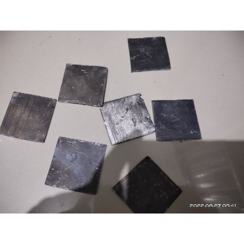Jual Timah Hitam Pb Tebal 2mm 3x3cm | Shopee Indonesia