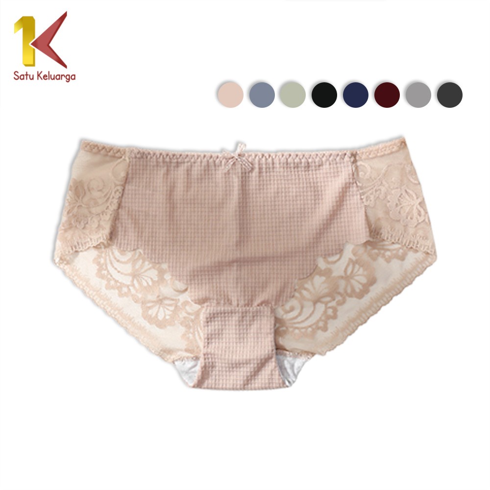 Jual 1K Celana Dalam Wanita Motif Pita Renda Undies Sexy Elegant Lace ...