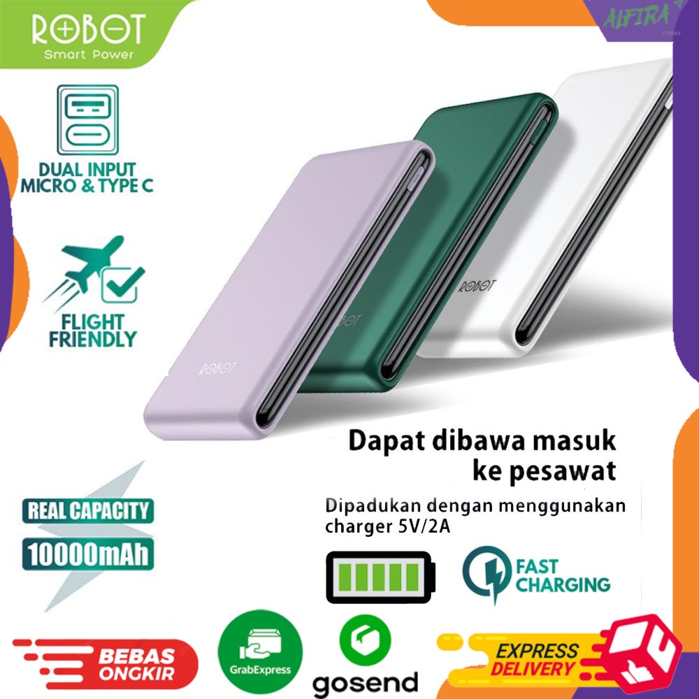 Jual Powerbank Power Bank Robot Mah Rt A Rt Qc Dual Input Dual Output Fast