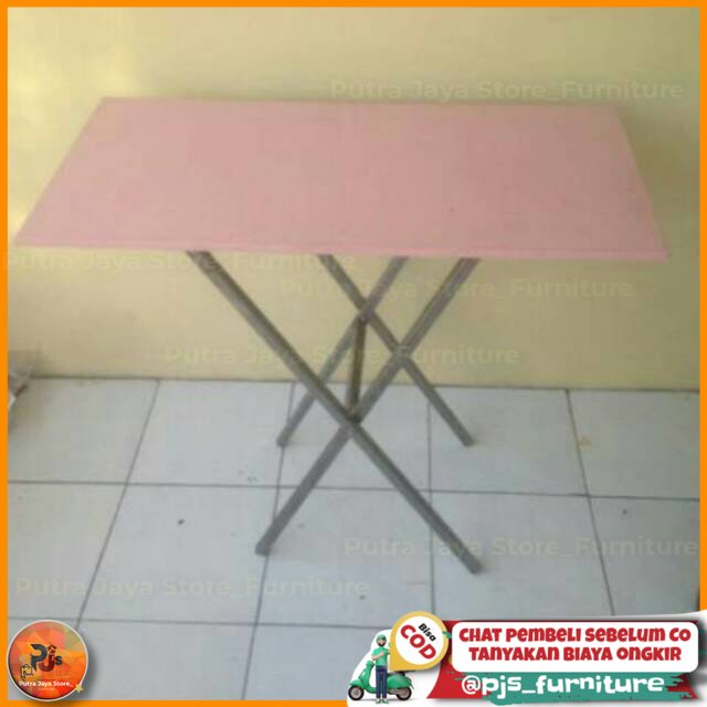 Jual Meja Lipat Uk 80x50x70 Meja Makan Minimalis Industrial Meja