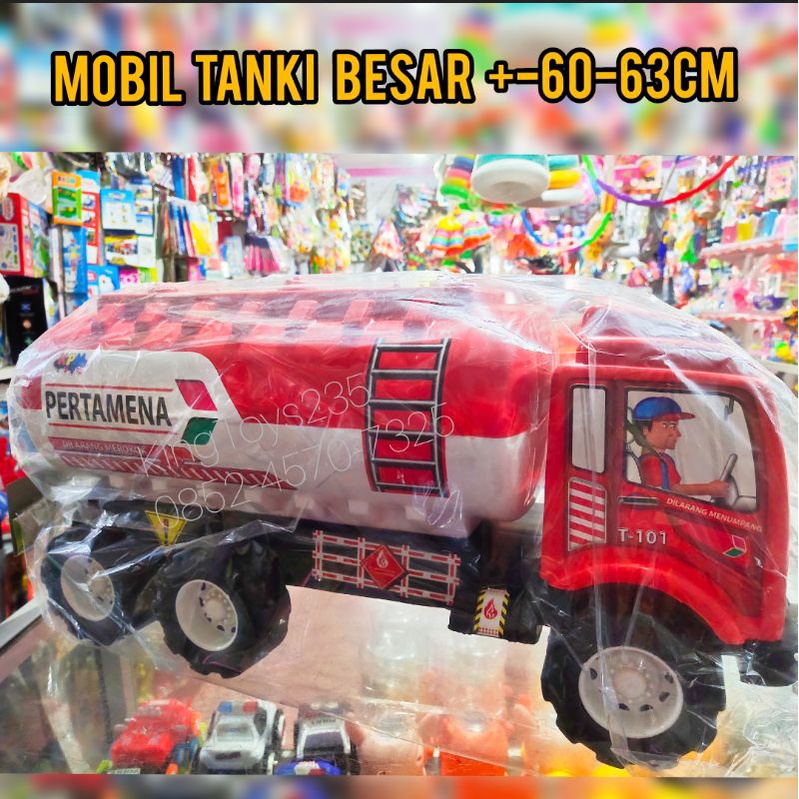 Jual Mobil Tanki Pertamina Besar Konstruksi Bensin Bahan Bakar Air ...