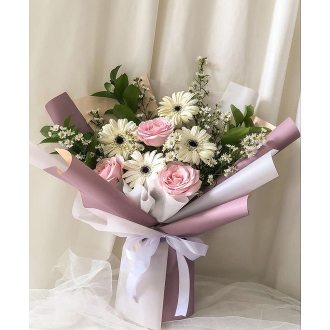 Jual Bouquet Fresh Flower Buket Bunga Asli Shopee Indonesia