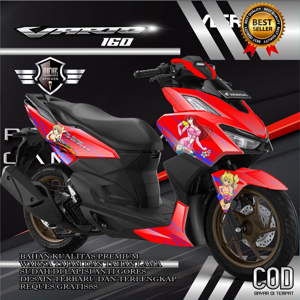 Jual Decal Vario Cewek Sexy Anime Desain Shopee Indonesia