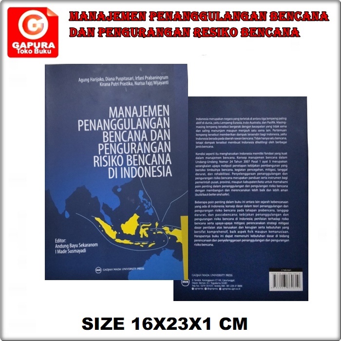 Jual MANAJEMEN PENANGGULANGAN BENCANA DAN PENGURANGAN RISIKO BENCANA DI ...