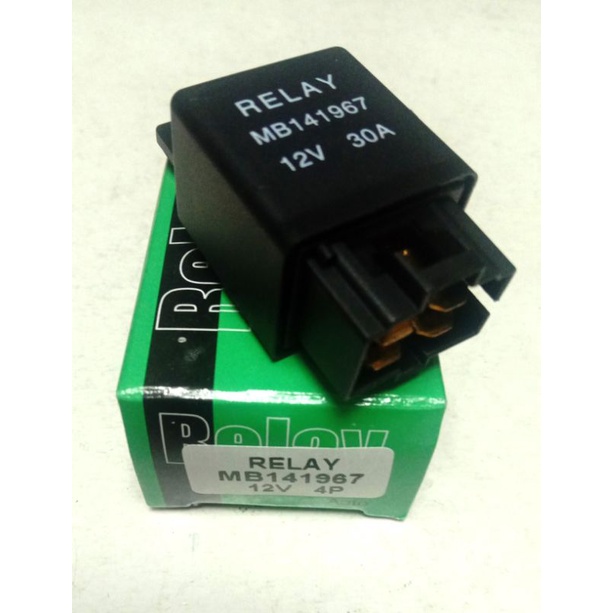 Jual RELAY MITSUBISHI L 300 DIESEL(SOLAR) DAN BENSIN 12V 30A KAKI 4 MB ...