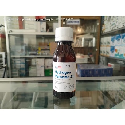 Jual C Onemed H2O2 Hydrogen Peroxide 3% 100ml Antiseptic 3 % Mencuci ...