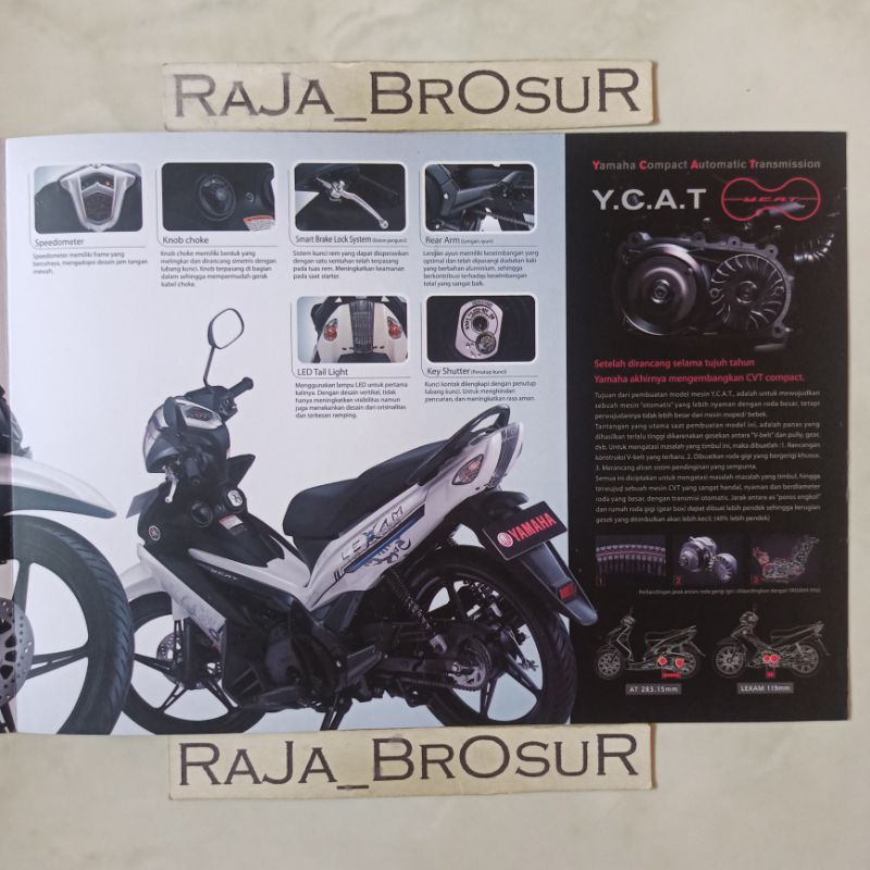 Jual Poster brosur katalog leaflet Yamaha Lexam 2011 | Shopee Indonesia