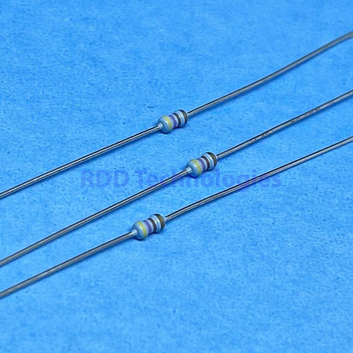 Jual Resistor Metal Film 470 Ohm 1/2 Watt Vishay SFR16 Series | Shopee ...