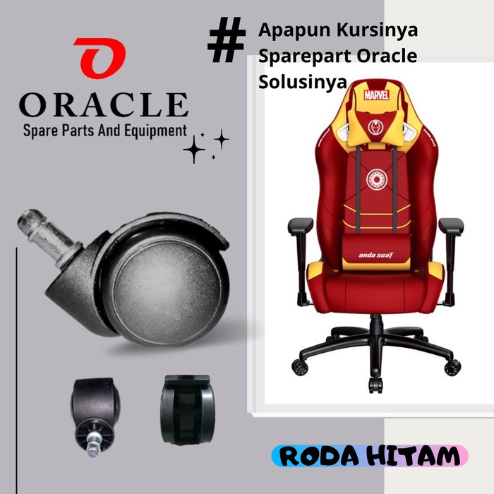 Jual Sm Oracle Sparepart Kursi Secretlab Roda Hitam Super Kuat Dan