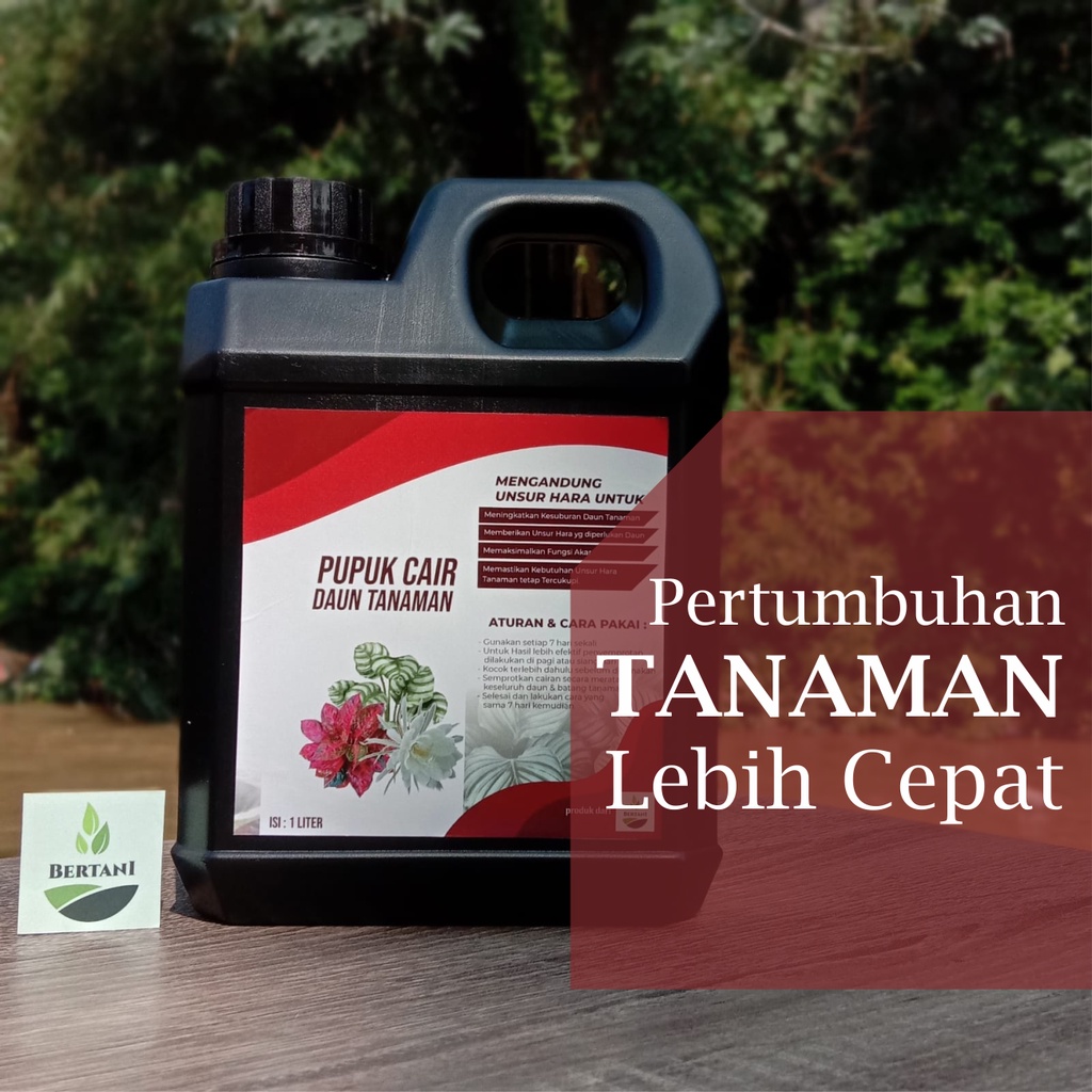 Jual Pupuk Tanaman Hias Daun Pupuk Cair Majemuk Refill Liter