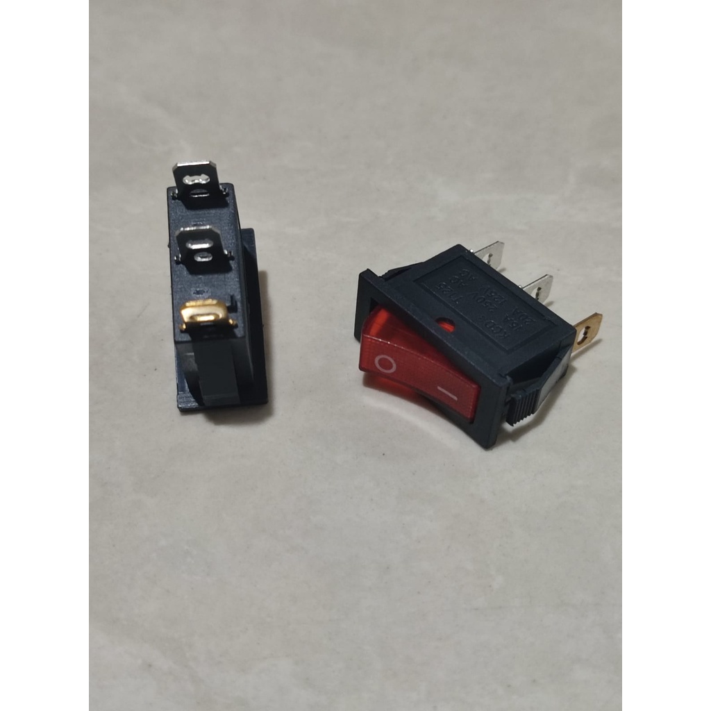 Jual Switch On off 3 pin / Saklar On off kaki 3 6A | Shopee Indonesia
