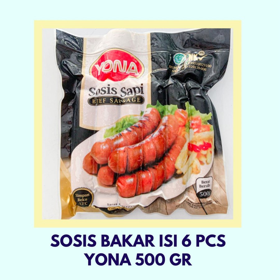 Jual Yona Sosis Bakar Isi 6pcs 500gr Shopee Indonesia