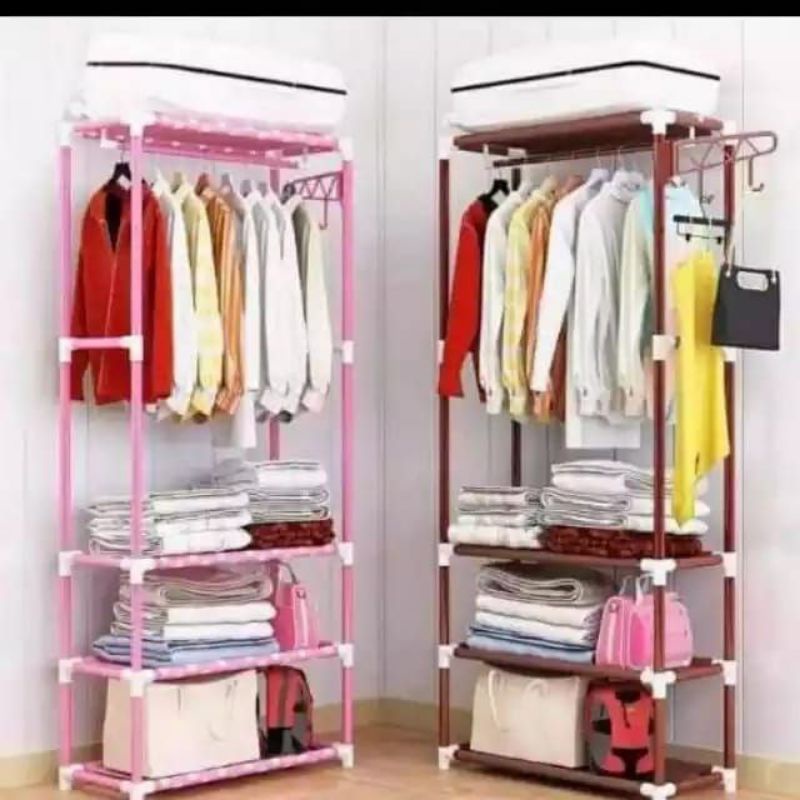 Jual Rak gantungan baju serbaguna#Rak persegi | Shopee Indonesia