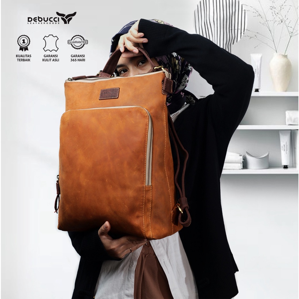 Jual Ransel cewek-Debucci Leather goods-LaGomera bag/Tas cewek kulit ...