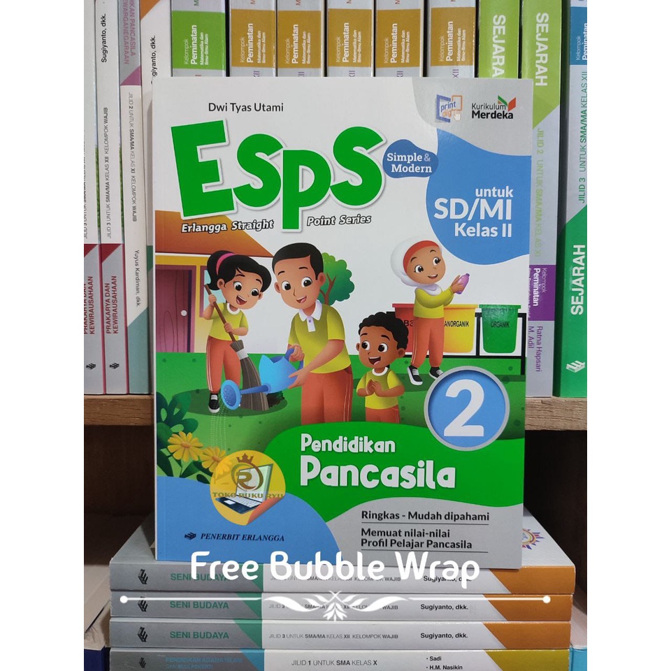 Jual Buku ESPS Pendidikan Pancasila Kelas 2 SD Kurikulum Merdeka ...