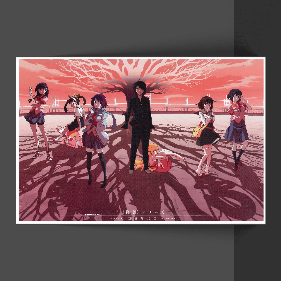 Jual Poster Anime Monogatari Series HD | Shopee Indonesia