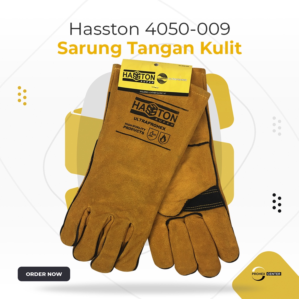 Jual Sarung Tangan Las Kulit Ultra Hasston Prohex Shopee Indonesia