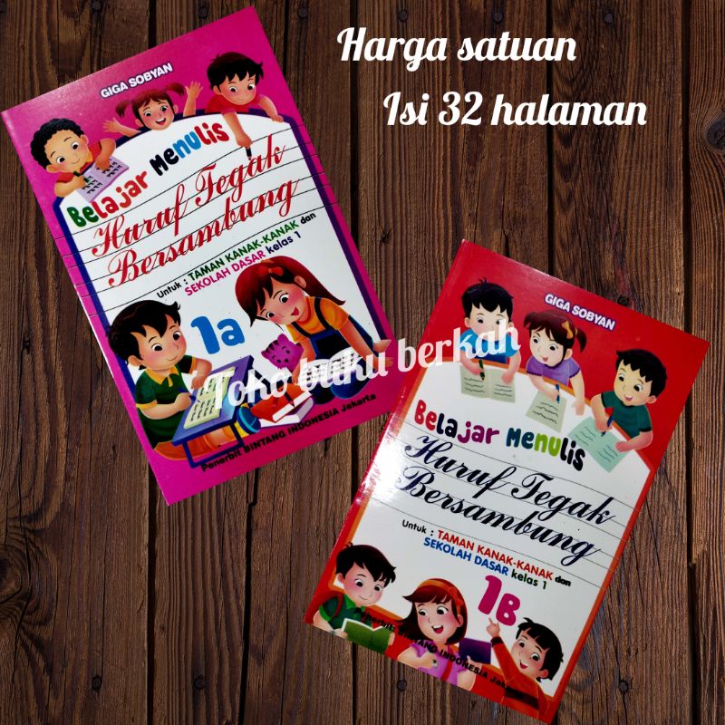 Jual Buku Belajar Menulis Huruf Tegak Bersambung 1a& 1b (15x24cm ...