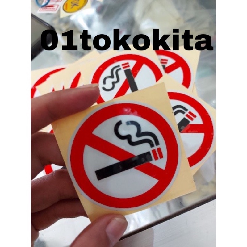 Jual STICKER DILARANG MEROKOK STIKER CUTING NO SMOKING BUAT VISOR HELMT ...