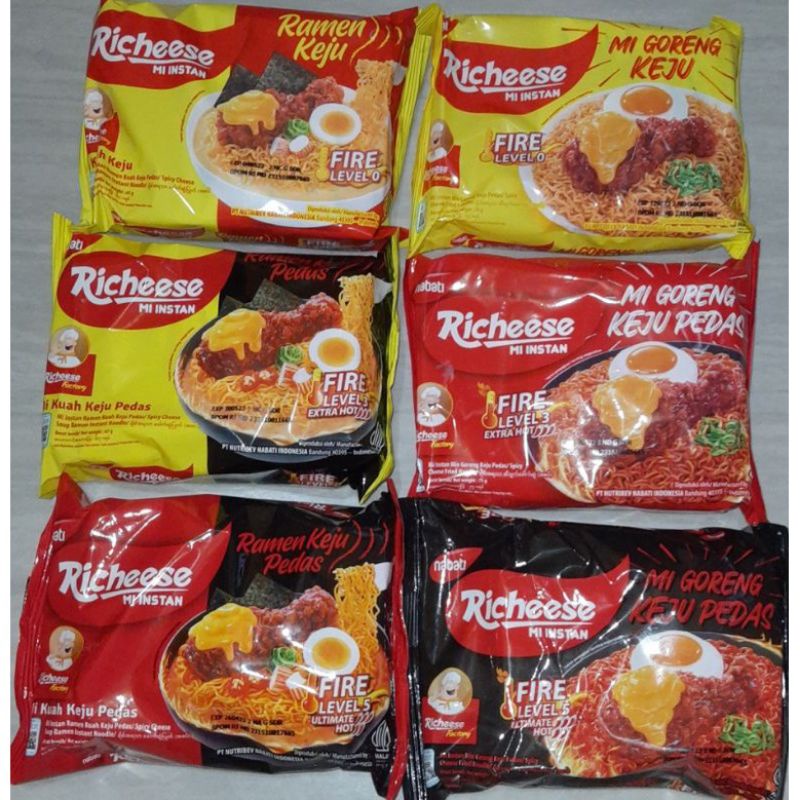 Jual Mie Richeese mie goreng keju | Shopee Indonesia