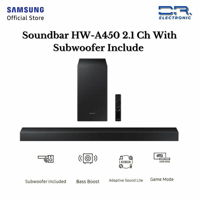 Jual Samsung HW-A450 Soundbar 2.1ch with Subwoofer | Shopee Indonesia