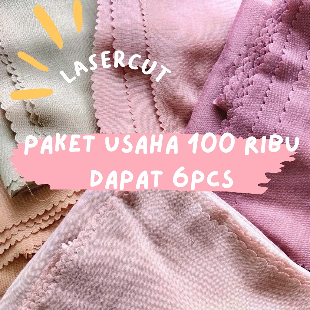 Jual Paket Usaha Ribu Dapat Hijab Paris Voal Premium Segi Empat Murah Bisa Cod Basic