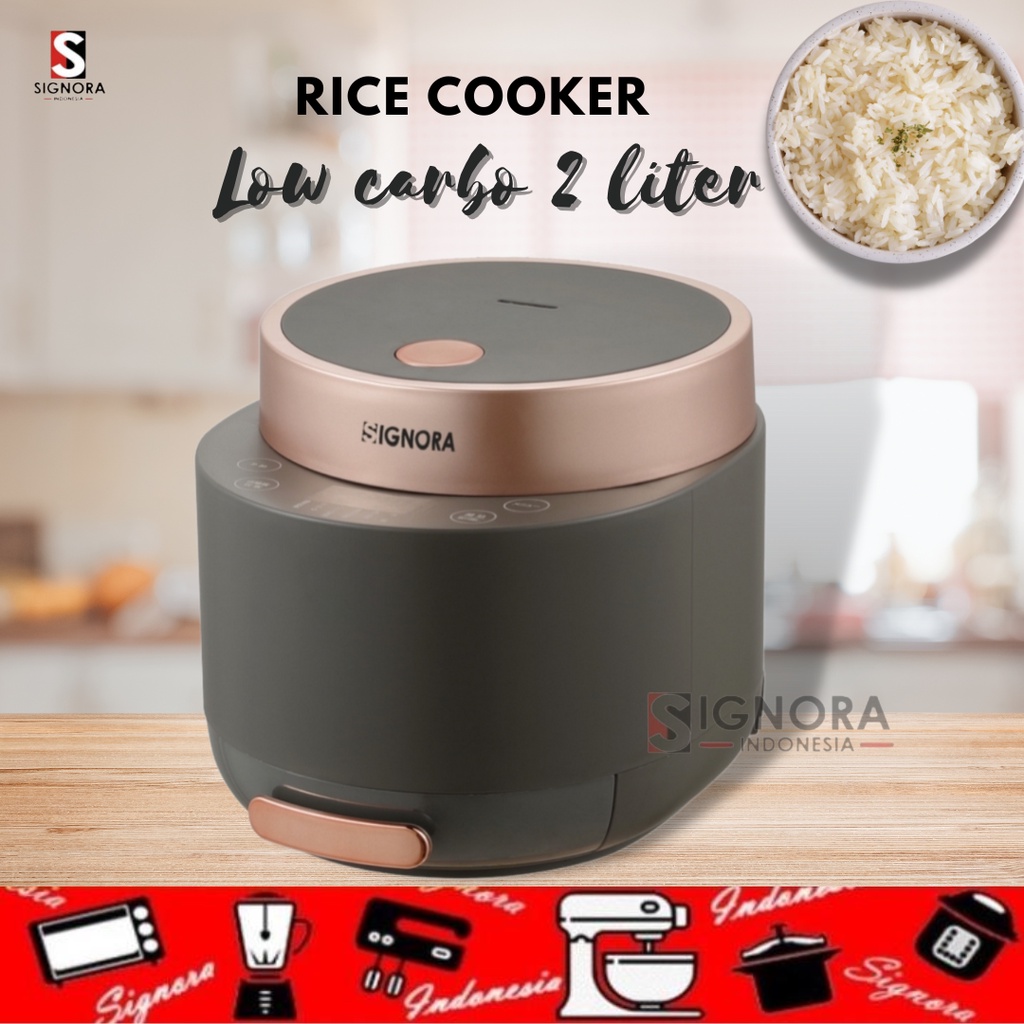 Jual Rice Cooker Low carbo 2 liter Signora | Shopee Indonesia