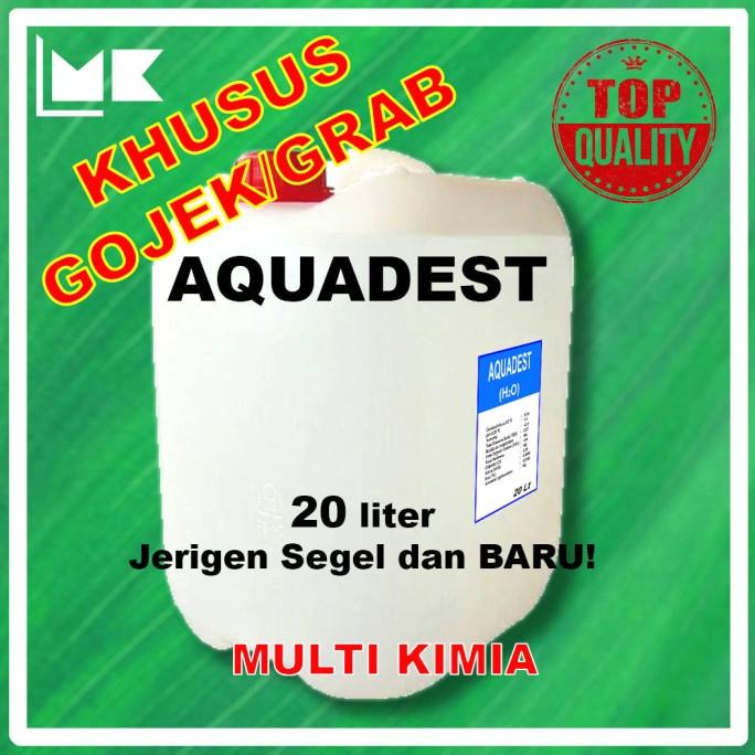 Jual Aquadest Aquades Distilled Water Air Suling Liter