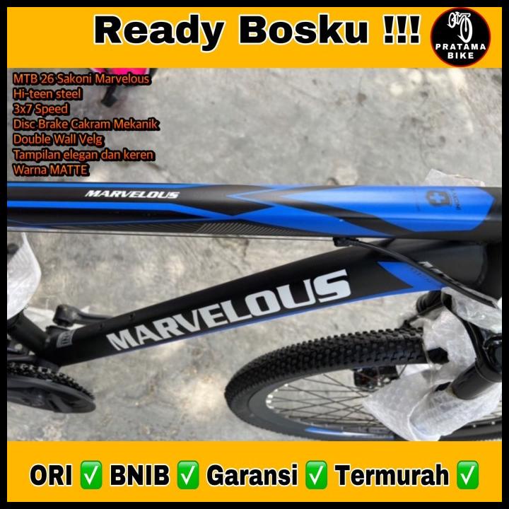 Jual Sepeda Gunung Mtb Ukuran 26 Sakoni Marvelous 21 Speed Terbaru ...