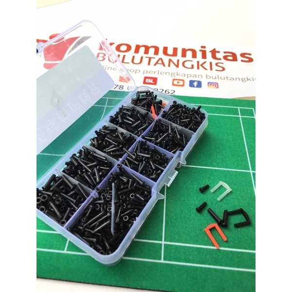 Jual Grommet impor mata itik raket badminton 1 kotak Shopee Indonesia