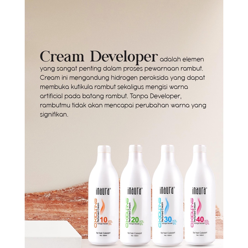 Jual INAURA Developer / Perokside OXIDISING 1000 ml | Shopee Indonesia