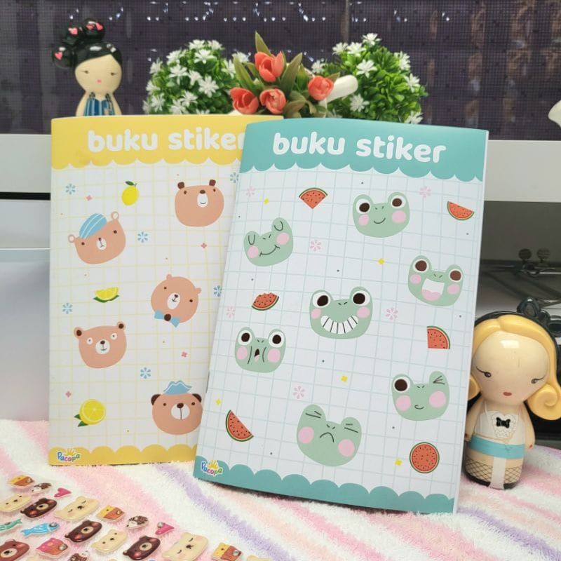 Jual Buku Sticker Anak Buku Koleksi Stiker Polos Kosong | Shopee Indonesia