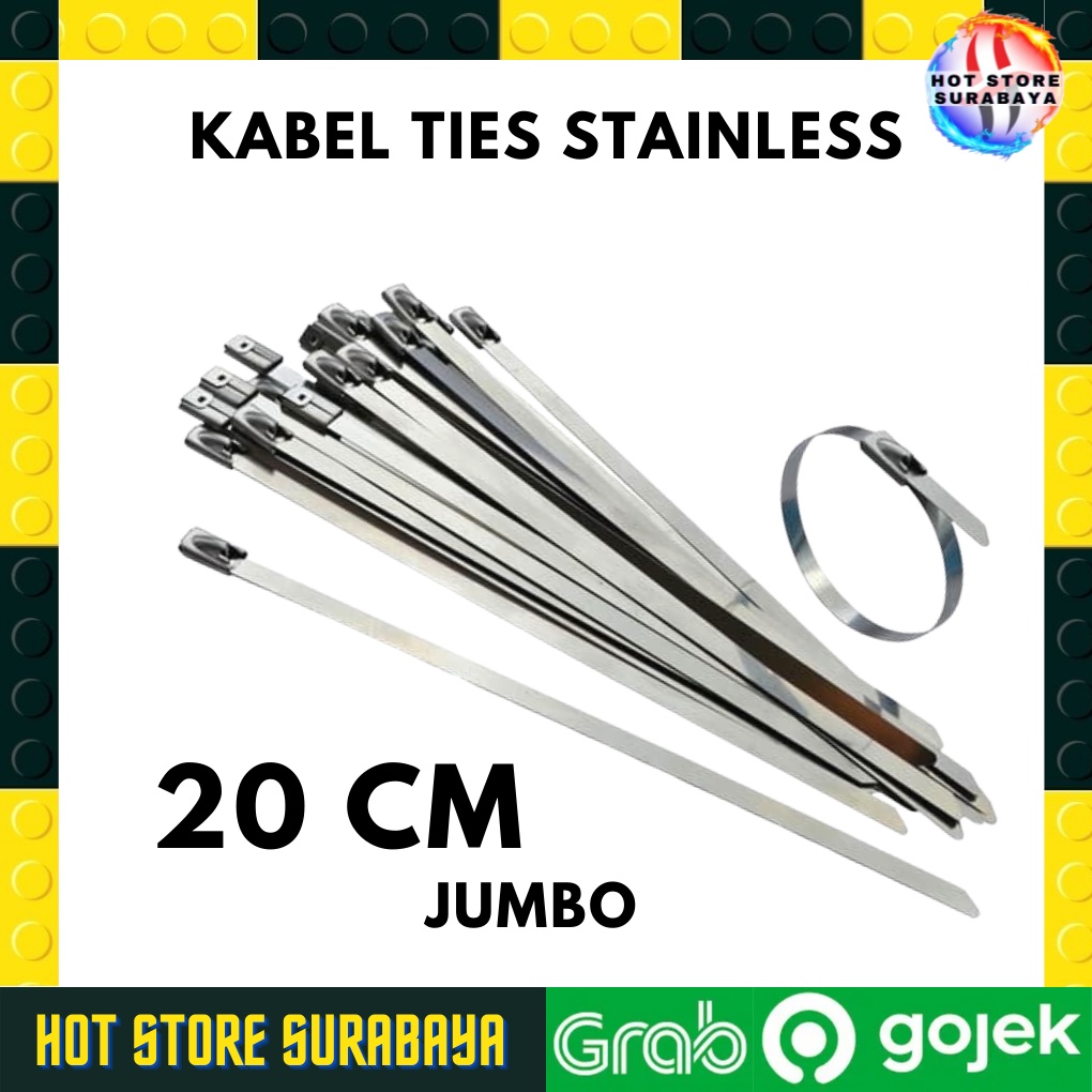 Jual Kabel Ties Stainless Steel Cable Ties X Mm Cm Kabel Tis