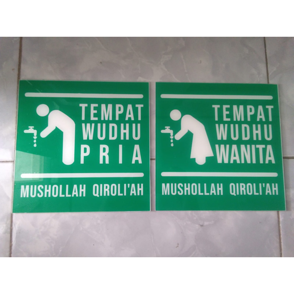 Jual Sign Board Akrilik Custom Desain Shopee Indonesia