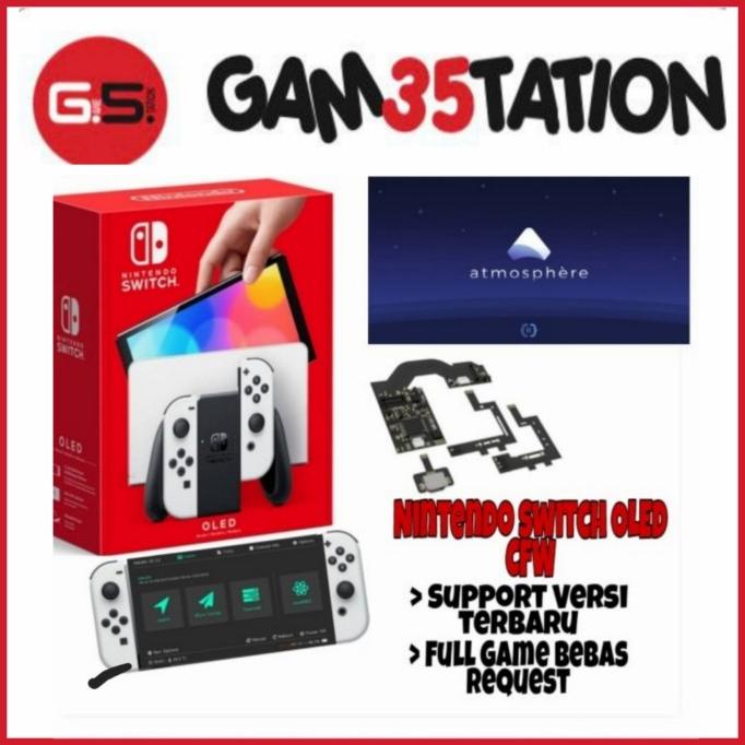 Jual NINTENDO SWITCH OLED/ATMOSPHERE/CFW/DUAL BOOT Shopee Indonesia