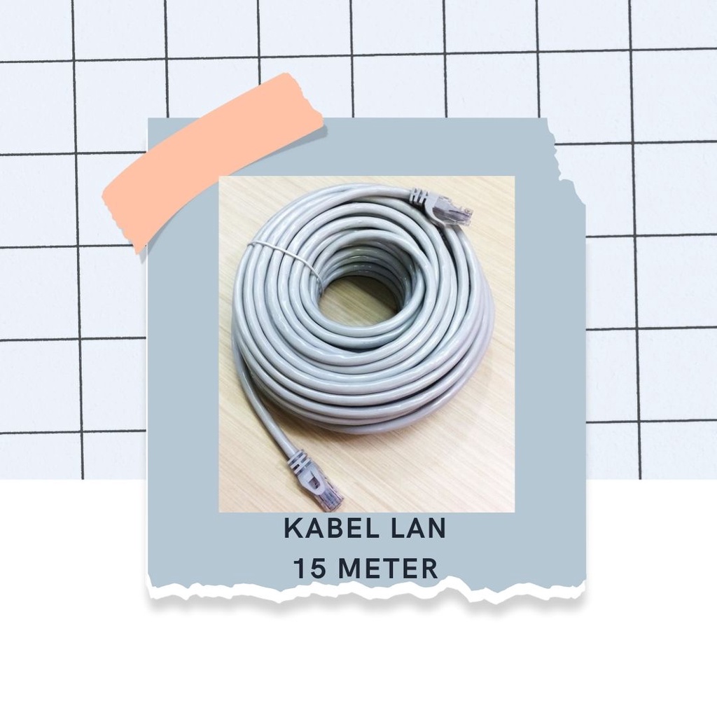 Jual KABEL LAN 15 METER | Shopee Indonesia