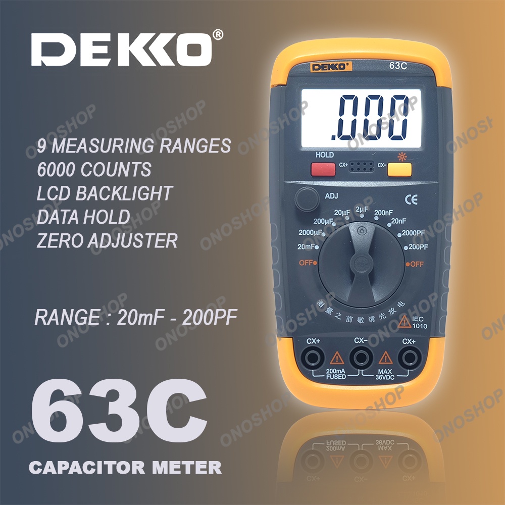 Jual Capacitor Meter Dekko 63C Shopee Indonesia