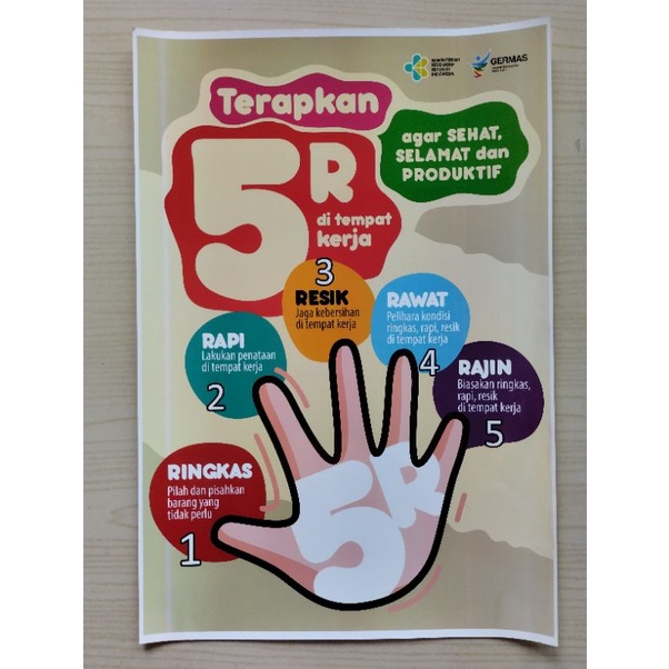 Jual Poster Terapkan 5R Di Tempat Kerja | Shopee Indonesia