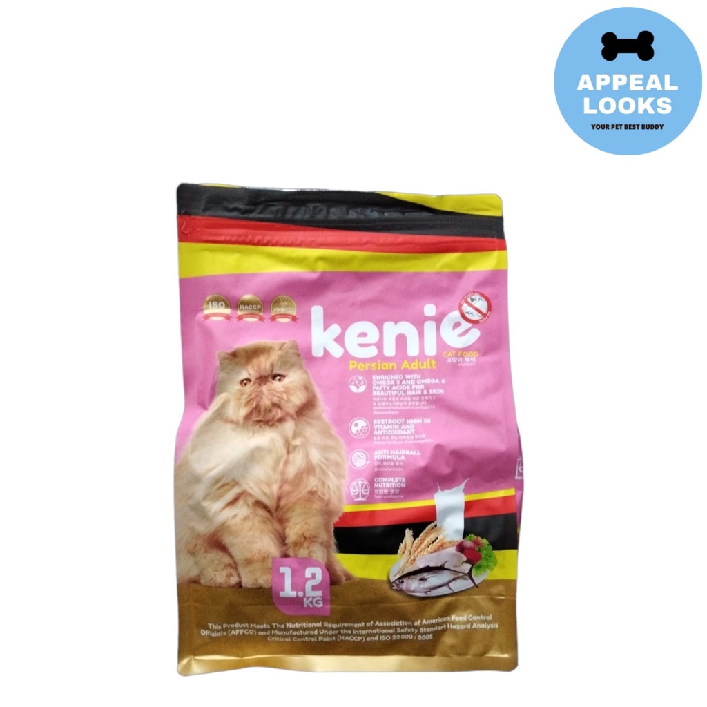 Jual Kenie Persian Adult 1,2kg Freshpack Makanan Pakan Kucing Dewasa ...