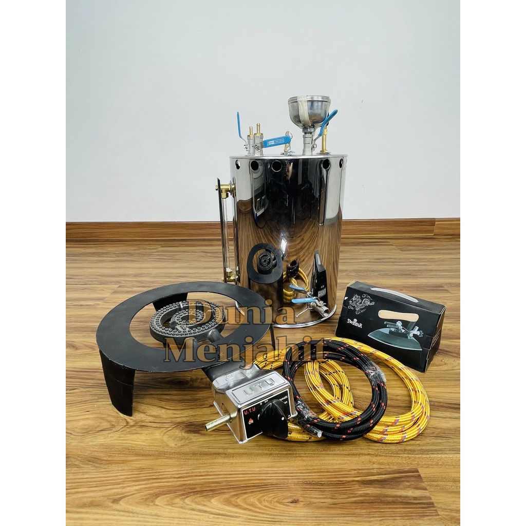 Jual Setrika Uap Gas Boiler Konveksi Laundry Tabung 5 / 10 / 20 / 25 ...