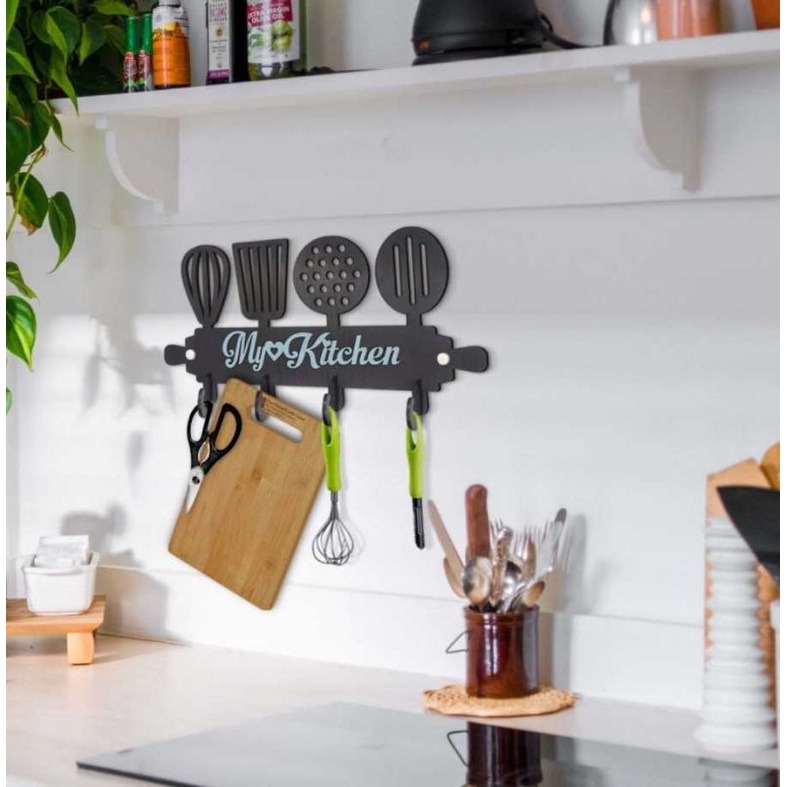 Jual Rak Dinding Dapur Retro Kitchen Set Bar Gantungan Spatula ...