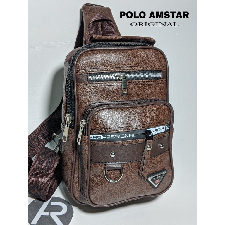 Tas Selempang Pria Polo Chestnut – VERNYX