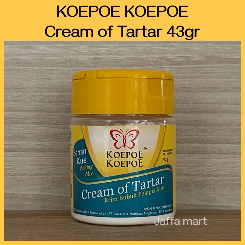 Jual CREAM of TARTAR 43gr KOEPOE KOEPOE Shopee Indonesia