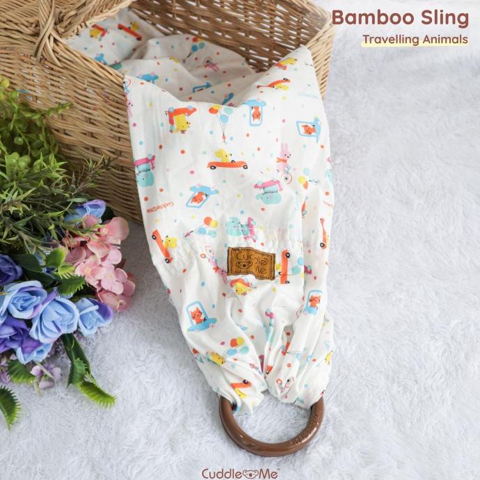 Jual Cuddle Me Bamboo Sling Gendongan Ringsling Shopee Indonesia